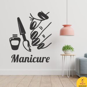 Vinilo autoadhesivo manicuria