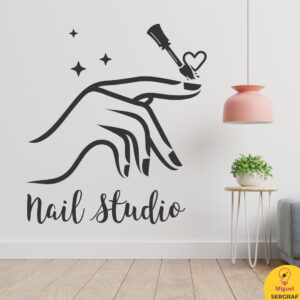 Nail studio vinilo deco salones de belleza