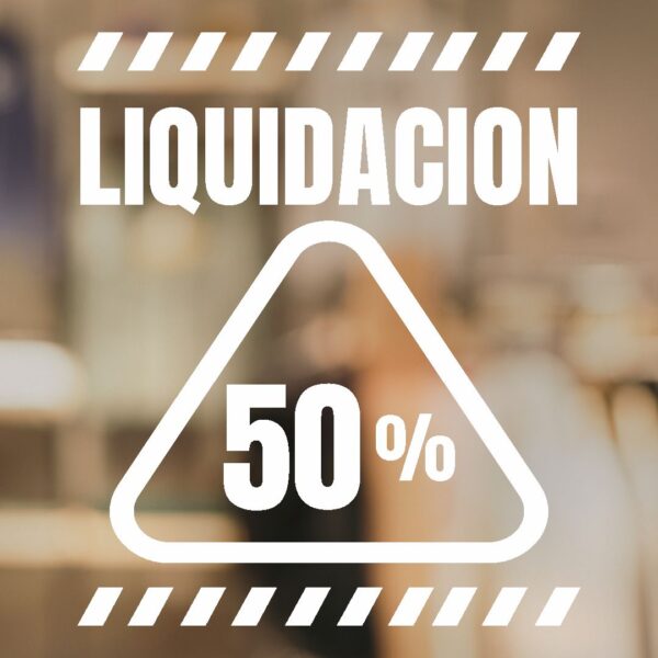 Vinilo para liquidación uso para vidrieras comerciales