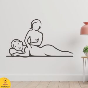 Vinilos de masajes y spa. Decora tu sala de estética.