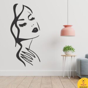 Vinilo decorativo para centro de estética y spa. Ideal para darle vida a las paredes.
