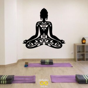 Buda vinilo autoadhesivo decorativo para salas de meditación