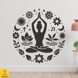 Vinilo autoadhesivo decorativo espiritualidad