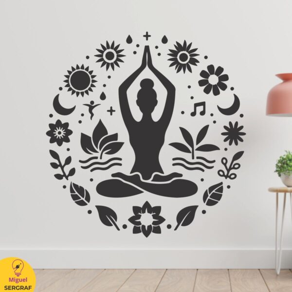Vinilo autoadhesivo decorativo espiritualidad