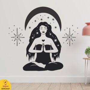 Meditación vinilo autoadhesivo