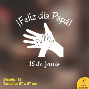 Papá Feliz día vinilos para comercios córdoba capital