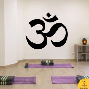 Símbolo yoga vinilo decorativo para pared