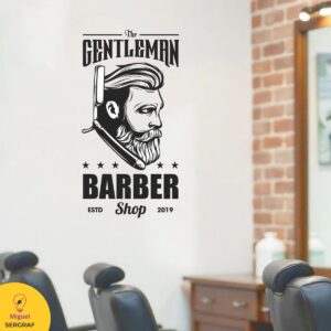 Vinilos autoadhesivos con motivos de Barberías.
