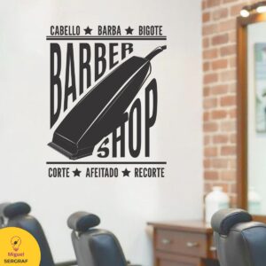 Vinilos autoadhesivos con motivos de Barberías.