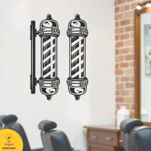 Vinilos autoadhesivos con motivos de Barberías.
